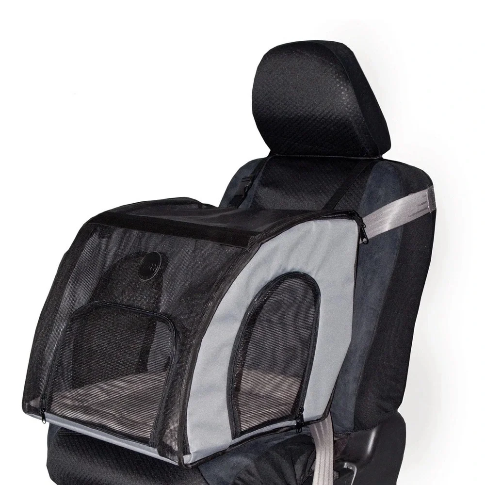 K&H Pet Products Enclosed Large Dog Car Seat, Travel Safety Carrier, Dog Travel